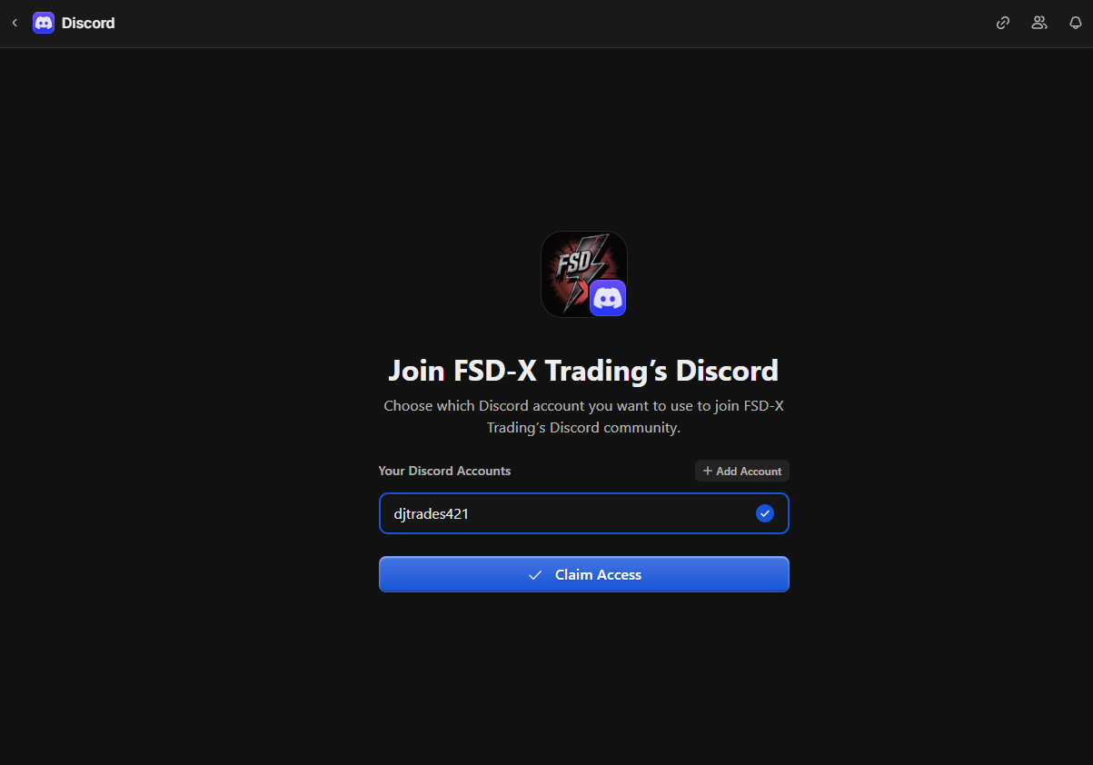 Claim Discord access on Whop